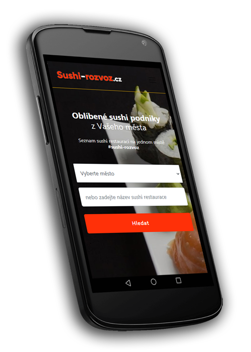 aplikace online objednani sushi